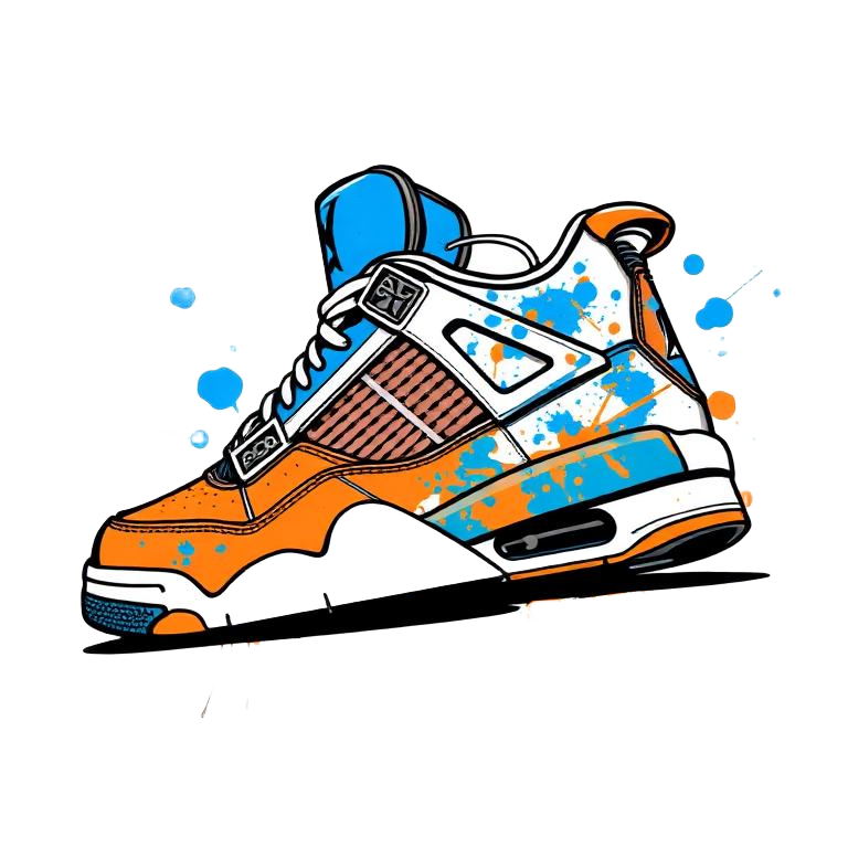 Custom Air Jordan 4 sneaker